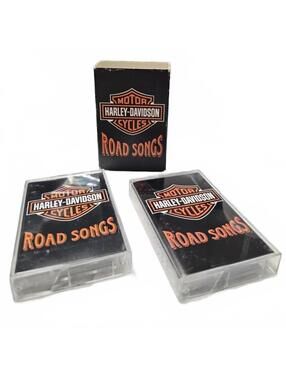 1994 Harley‑Davidson Road Songs 2 Cassette Tape Set • Classic Rock Compilation